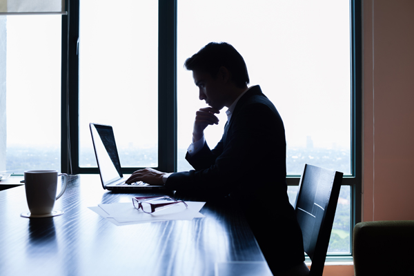 Businessman in the office